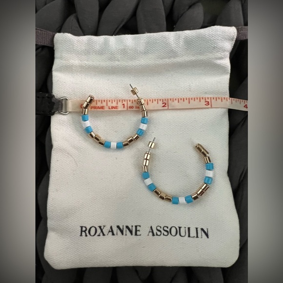 Roxanne Assoulin Bead Hoop Earrings - Picture 3 of 7